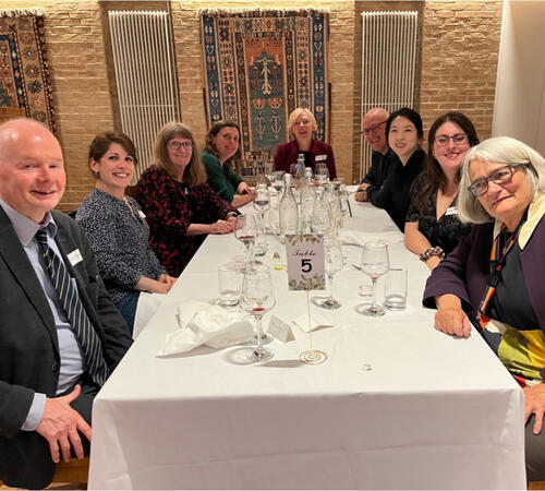 Conference dinner guests