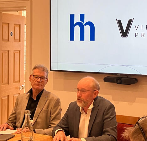 Any Warwick and Brian Dolan at their keynote session