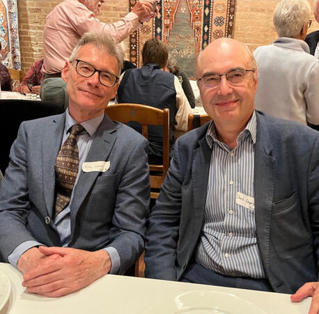 Andy Warwick and David Edgerton: Conference Dinner